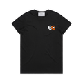 WOMENS EPIC CARE BY AIR TEESHIRT BLACK