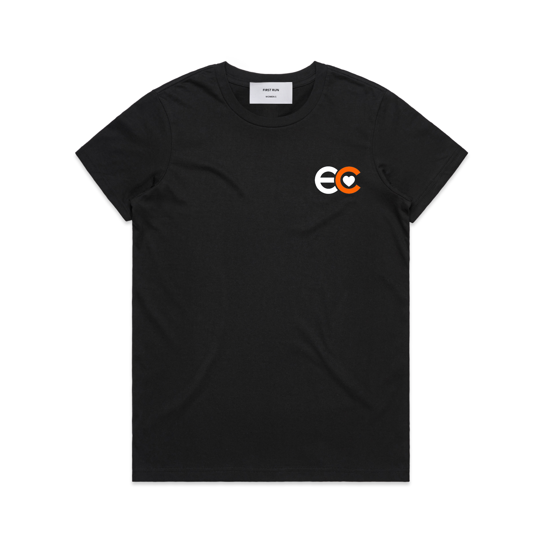 WOMENS EPIC CARE BY AIR TEESHIRT BLACK